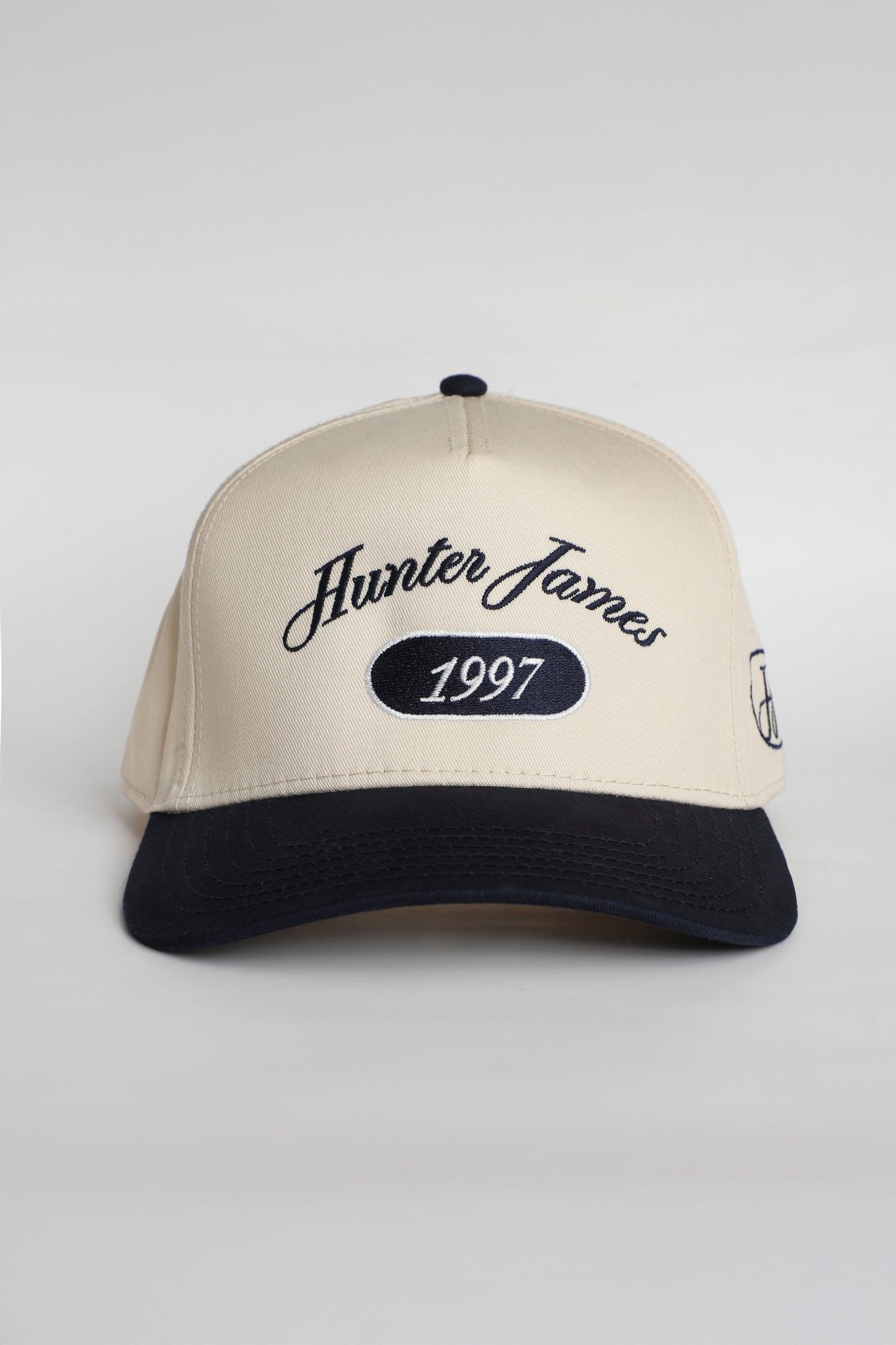 CARLE TRUCKER HAT | NAVY & NATURAL