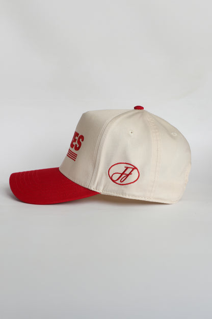 TEXAS FOOTBALL TRUCKER HAT | RED & NATURAL