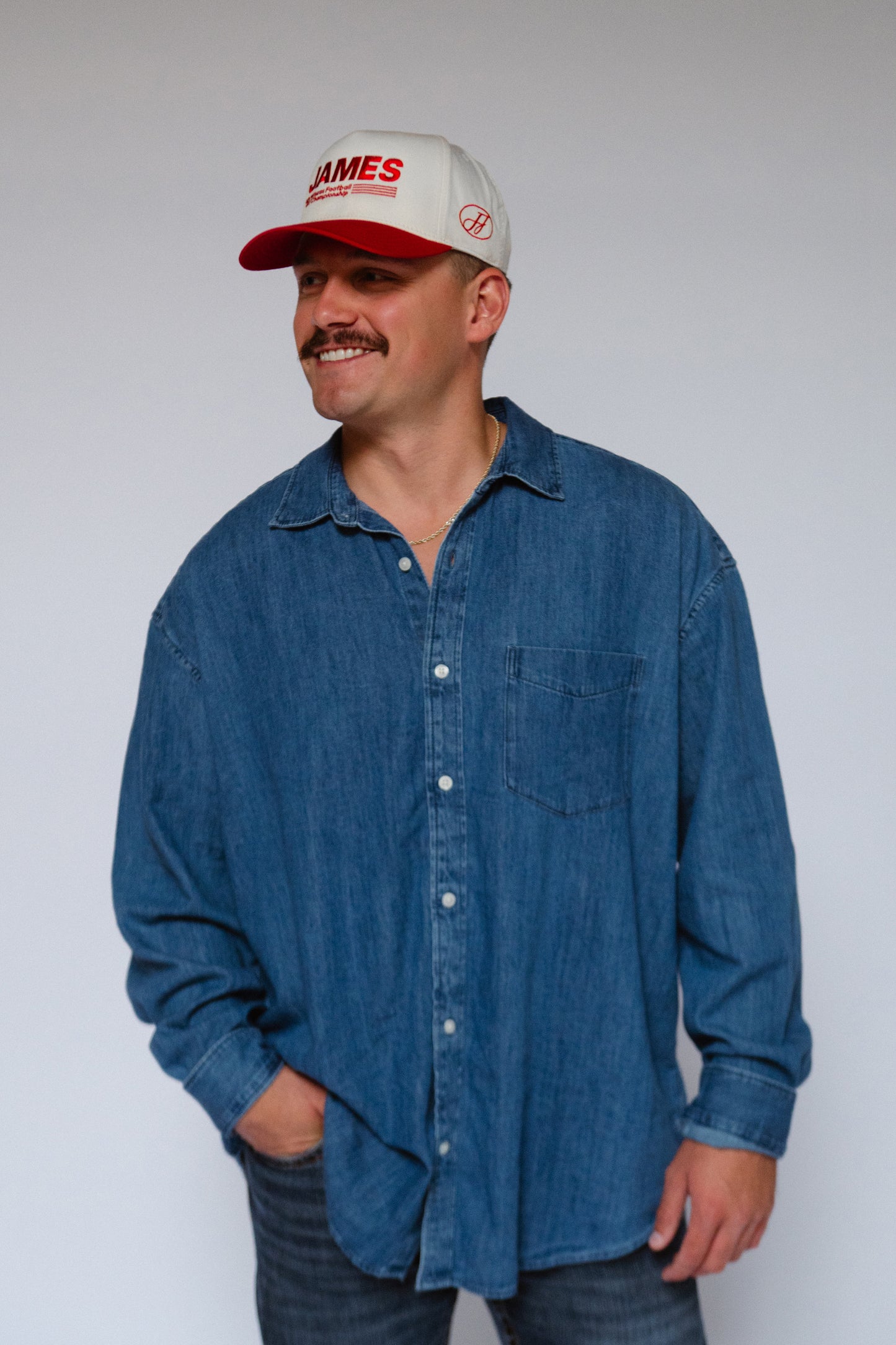 TEXAS FOOTBALL TRUCKER HAT | RED & NATURAL